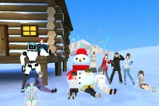 仮想空間で友達作りも可能